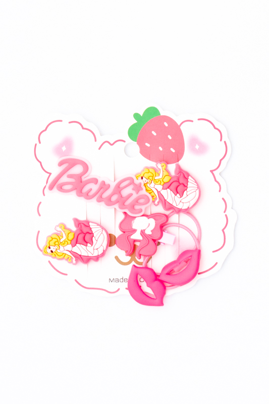 Набір дитячих заколок та резинок для волосся 